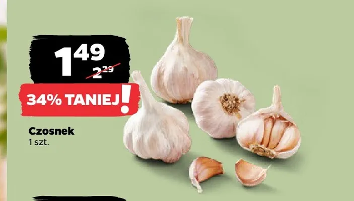 Czosnek promocja w Netto