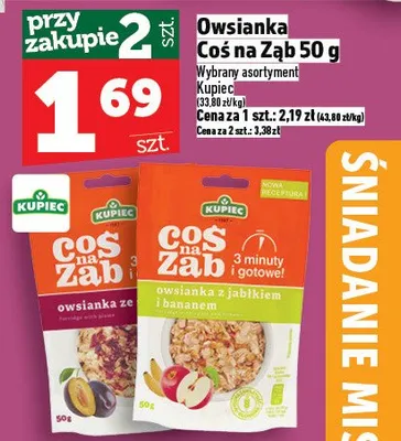 Owsianka Coś na Ząb promocja w TOPAZ