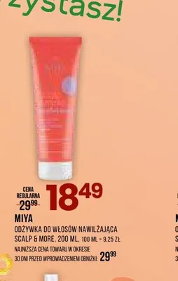 Odżywka do włosów nawilżająca Miya Scalp & More promocja w Drogerie Natura