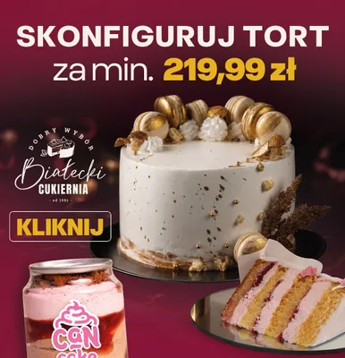 Tort Białecki Cukiernia promocja w Twój Market