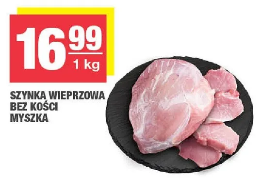 Szynka wieprzowa bez kości myszka promocja w SPAR