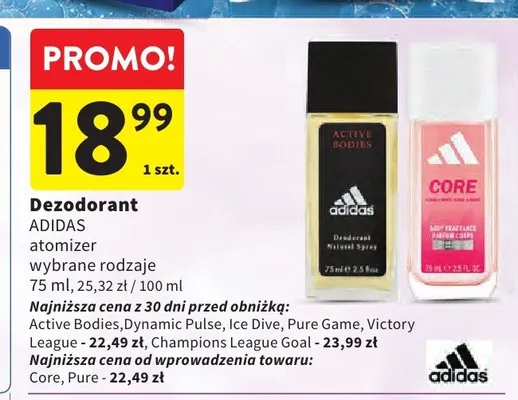Dezodorant Adidas Dynamic Pulse promocja w Intermarche