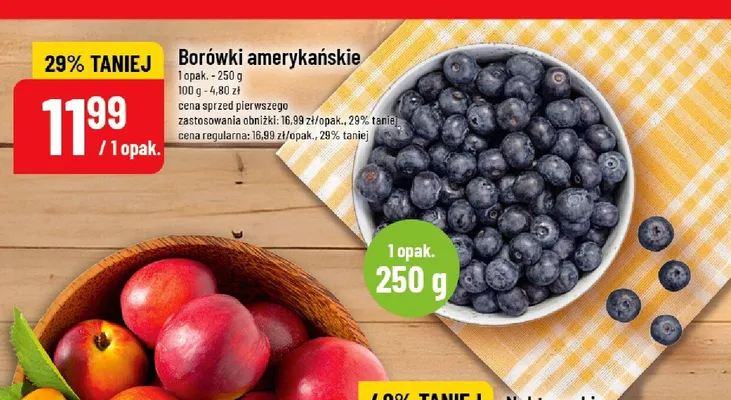Borówki amerykańskie promocja w POLOmarket