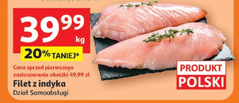 Filet z indyka promocja w Auchan