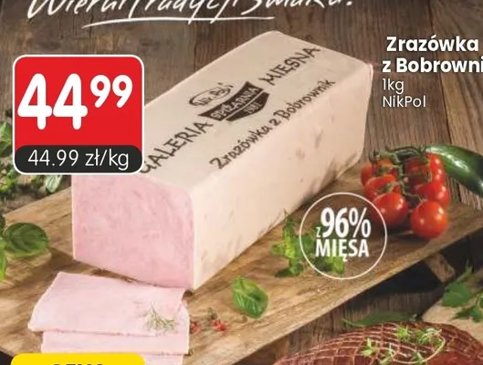 Zrazówka z Bobrownik Nik-Pol promocja w Market Point