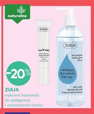 Płyn micelarny nawilżający Ziaja promocja w Super-Pharm