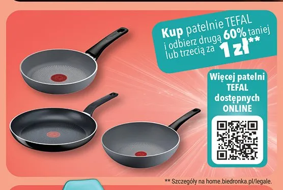 Patelnia Tefal promocja w Biedronka