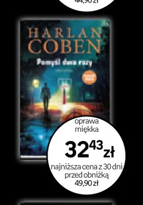 Książka Pomyśl dwa razy Harlan Coben promocja w Empik