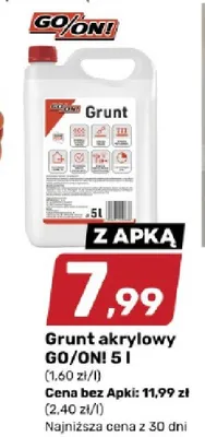 Grunt akrylowy GO/ON! promocja w Bricomarche