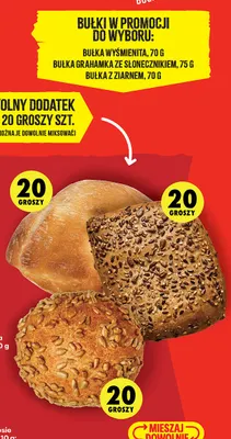 Bułka z ziarnem promocja w Biedronka
