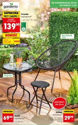 Stolik ogrodowy promocja w Biedronka