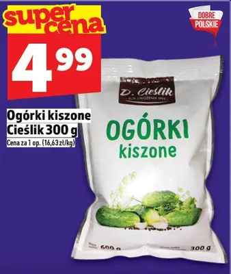 Ogórki kiszone promocja w TOPAZ