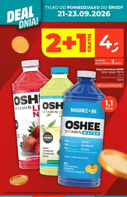 Napój witaminowy Oshee Cactus-Mint promocja w Dealz