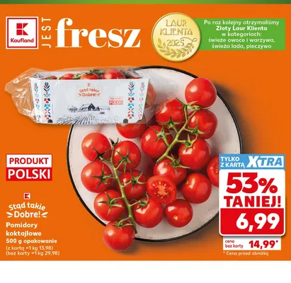 Pomidory koktajlowe Stąd takie Dobre! polskie promocja w Kaufland