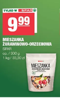 Mieszanka żurawinowo-orzechowa SPAR promocja w SPAR