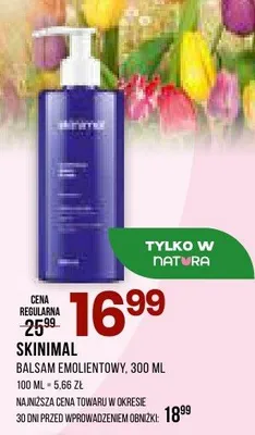 Balsam emolientowy promocja w Drogerie Natura