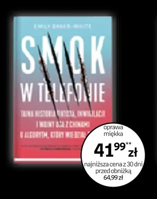 Książka Smok w telefonie Emily Baker-White promocja w Empik