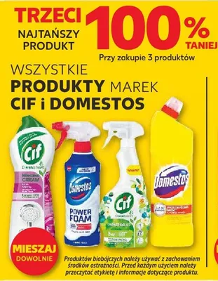 Wszystkie produkty Cif, Domestos promocja w Kaufland