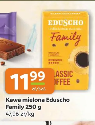 Kawa mielona Eduscho Family promocja w Społem Częstochowa