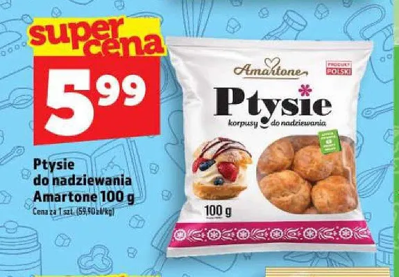 Ptysie do nadziewania Amartone promocja w TOPAZ
