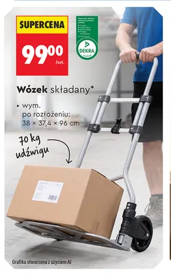 Wózek składany promocja w Biedronka