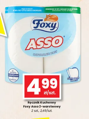 Ręcznik kuchenny Foxy Asso 2-warstwowy promocja w emma MARKET