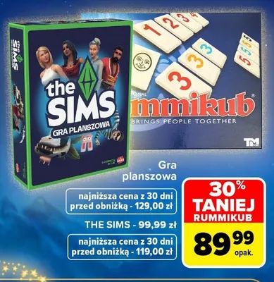 Gra planszowa The Sims promocja w Carrefour Market