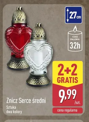 Znicz Serce średni promocja w Aldi