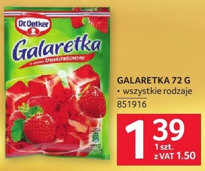 Galaretka Dr. Oetker promocja w Selgros