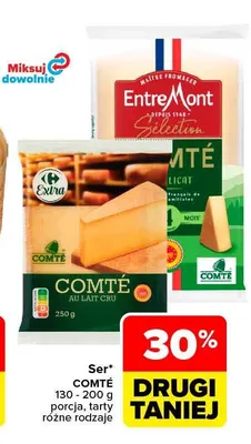 Ser Comté porcja Entremont promocja w Carrefour