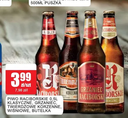 Piwo Raciborskie wiśniowe promocja w Bingo