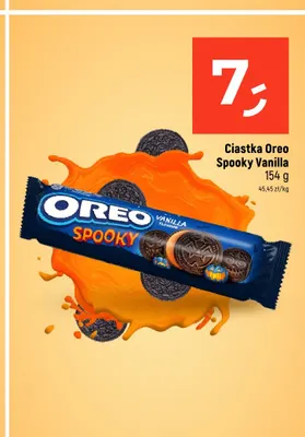 Ciastka Oreo Spooky Vanilla promocja w Dealz
