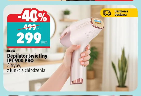Depilator świetlny Blow IPL-900 PRO promocja w Biedronka Home