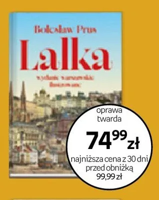 Książka Lalka Bolesław Prus oprawa twarda promocja w Empik