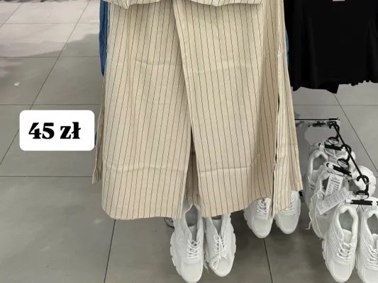 Komplet damski w paski spodnie promocja w Pepco