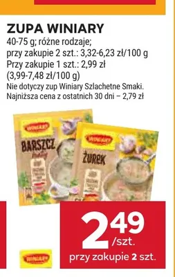 Zupa Winiary barszcz promocja w Stokrotka