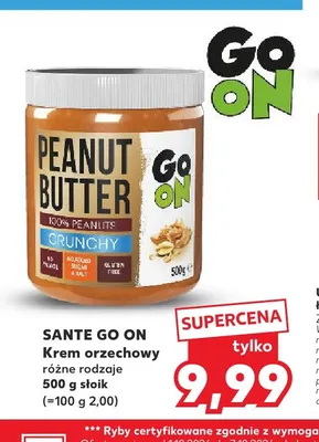 Krem orzechowy Sante Go On promocja w Kaufland