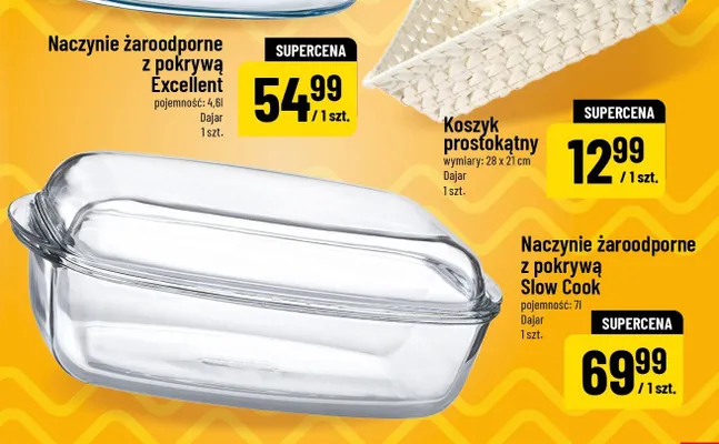 Naczynie żaroodporne z pokrywą promocja w POLOmarket