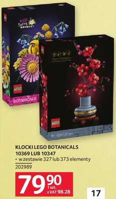 Klocki Botanicals 10369 lub 10347 w zestawie 327 lub 373 elementy promocja w Selgros