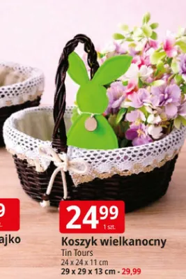 Koszyk wielkanocny Tin Tours promocja w Leclerc