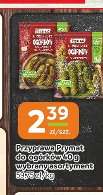 Przyprawa Prymat do ogórków promocja w Społem Częstochowa