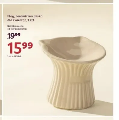 Ceramiczna miska dla zwierząt Eloy promocja w Rossmann