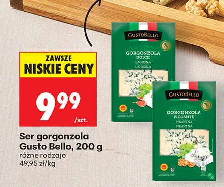 Ser gorgonzola promocja w Biedronka
