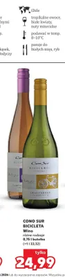 Wino białe Cono Sur Bicicleta Gewürztraminer promocja w Kaufland