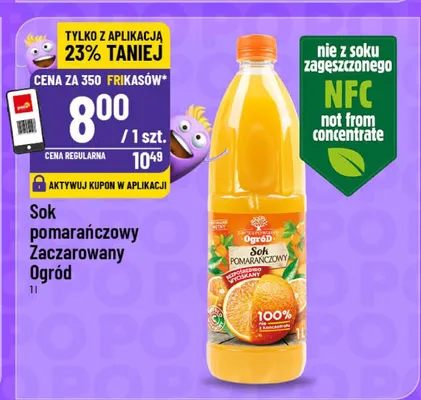 Sok pomarańczowy zaczarowany promocja w POLOmarket