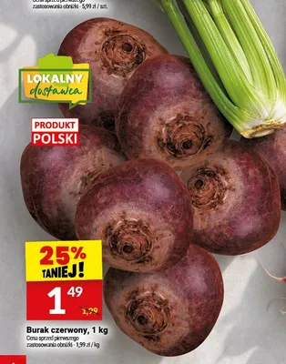 Burak czerwony polski promocja w Twój Market