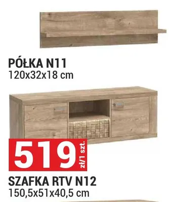 Szafka RTV N12 promocja w Merkury Market