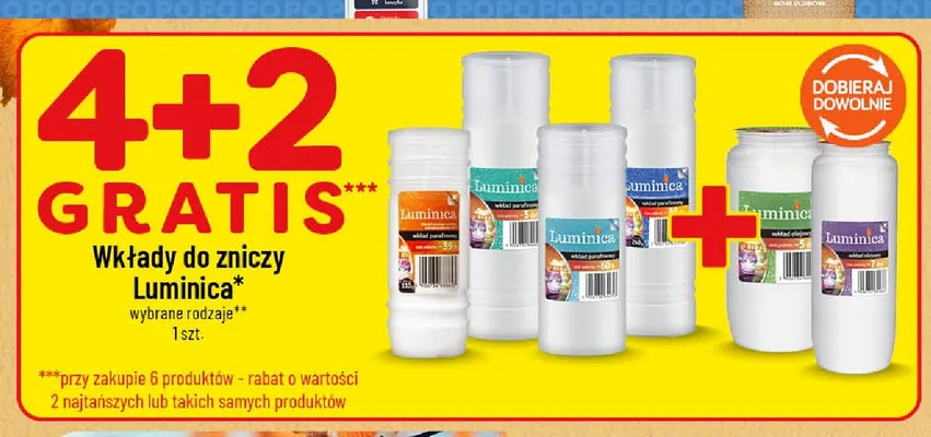 Wkłady do zniczy Luminica promocja w POLOmarket