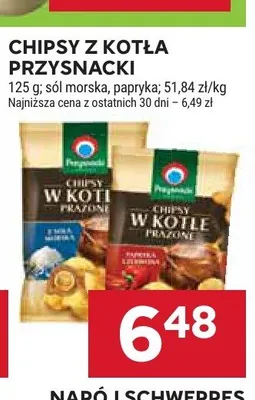 Chipsy z kotła Przysnacki sól morska promocja w Stokrotka