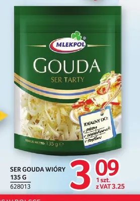 Ser gouda wióry Mlekpol promocja w Selgros